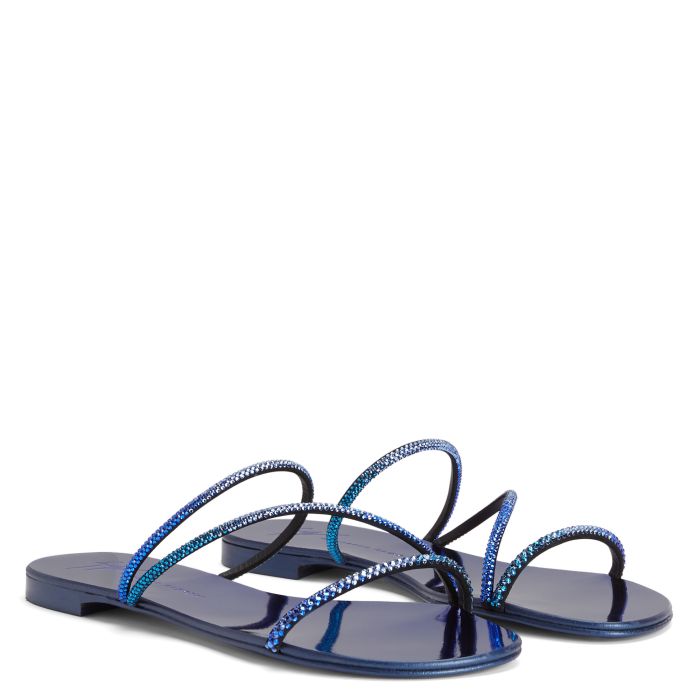  JULIANNE FLAT-Blue-Flats