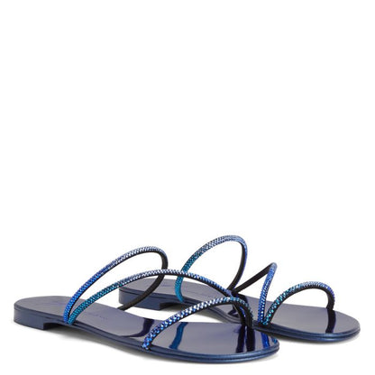  JULIANNE FLAT-Blue-Flats
