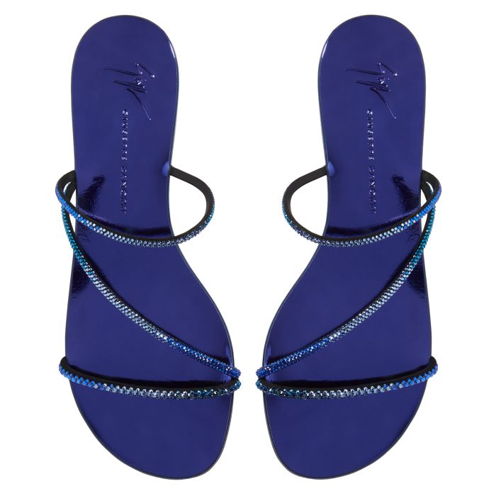  JULIANNE FLAT-Blue-Flats