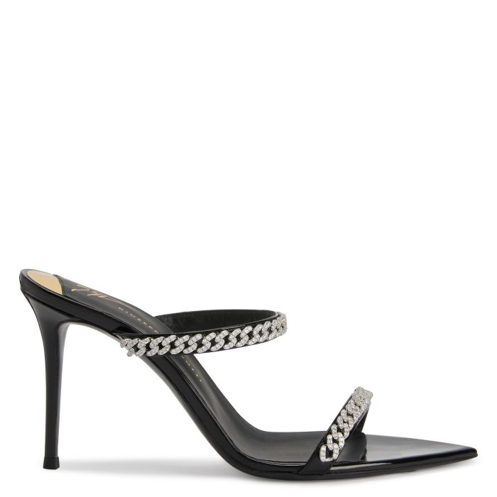  INTRIIGO STRING-Black-Sandals