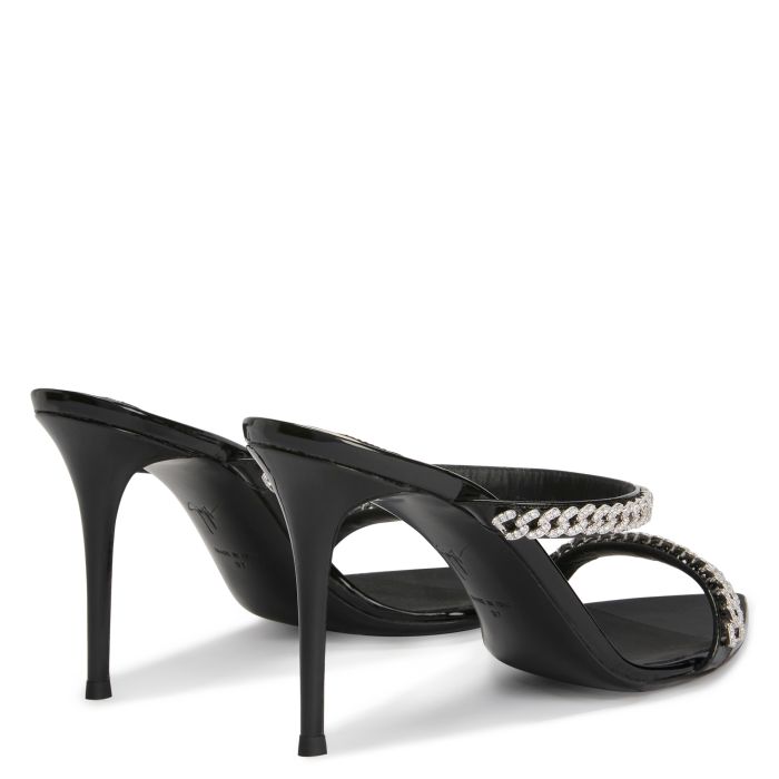  INTRIIGO STRING-Black-Sandals