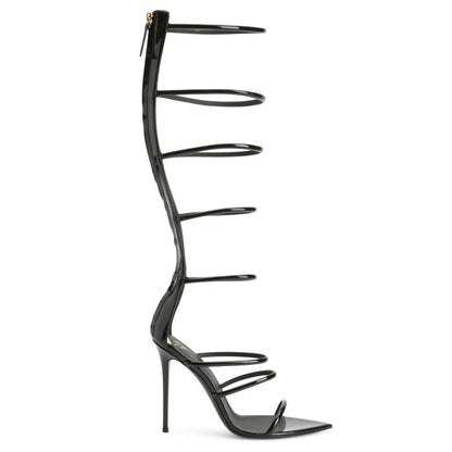  SUPER INTRIIGO-Black-Sandals