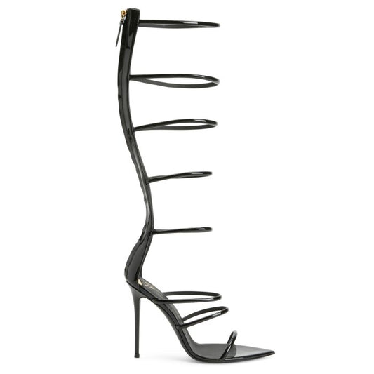  SUPER INTRIIGO-Black-Sandals
