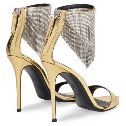  INTRIIGO CRYSTAL-Gold-Sandals