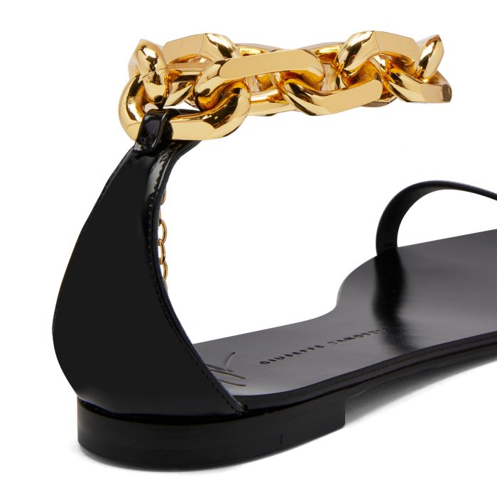  INTRIIGO CHAIN-Black-Flats