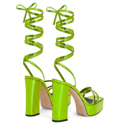  FLAVIENNE-Green-Sandals