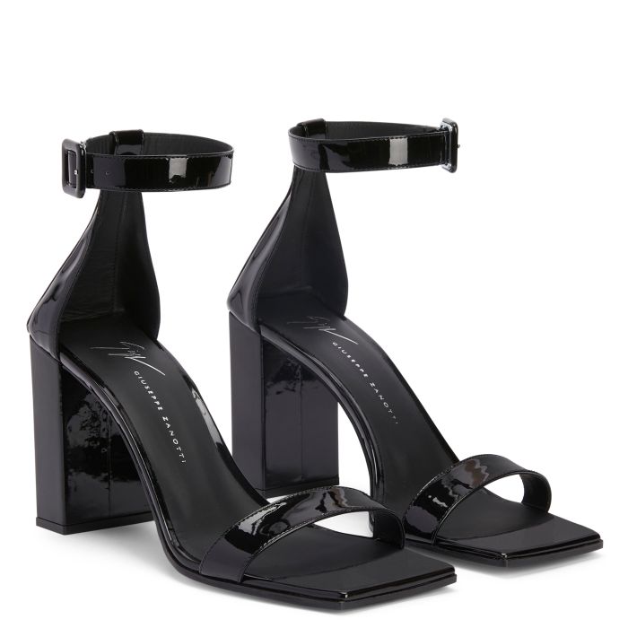  SHANGAY BUCKLE-Black-Sandals