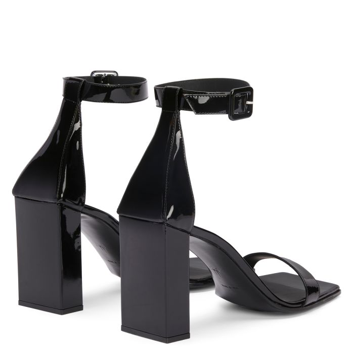  SHANGAY BUCKLE-Black-Sandals