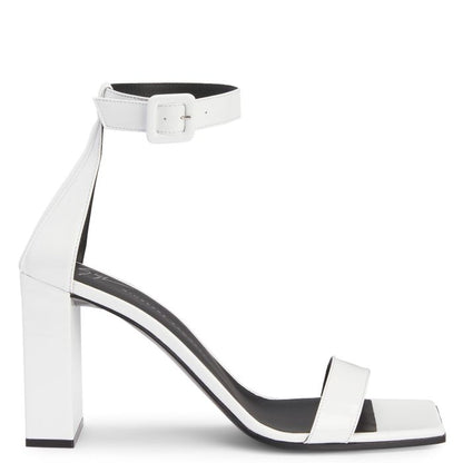  SHANGAY BUCKLE-White-Sandals