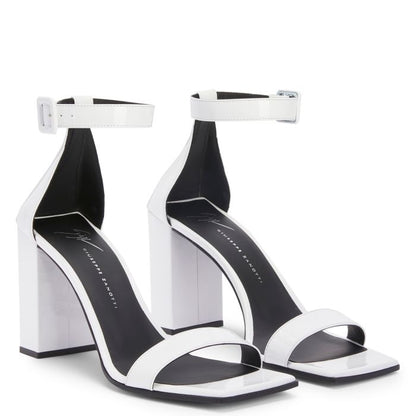  SHANGAY BUCKLE-White-Sandals