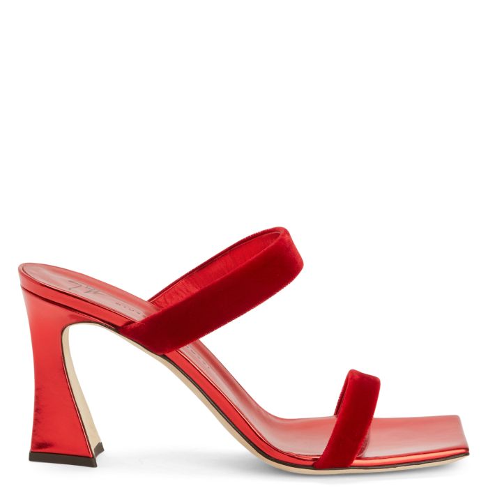  FLAMINIA-Red-Sandals
