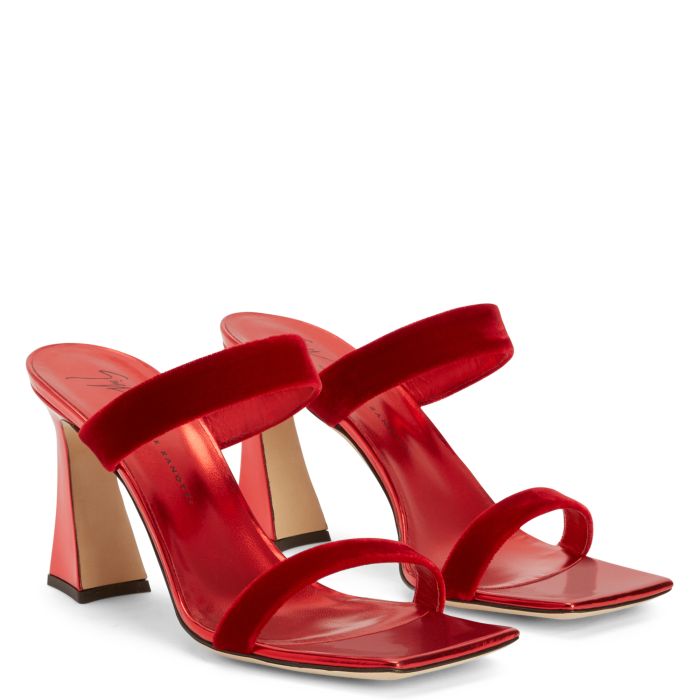  FLAMINIA-Red-Sandals