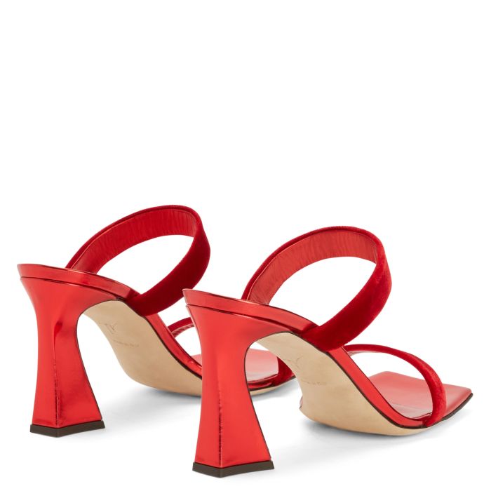  FLAMINIA-Red-Sandals