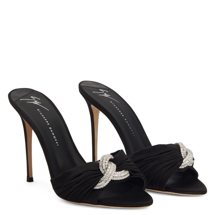  INTRIIGO KNOT-Black-Sandals