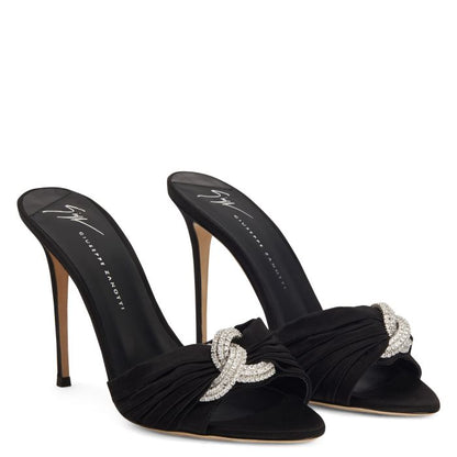  INTRIIGO KNOT-Black-Sandals