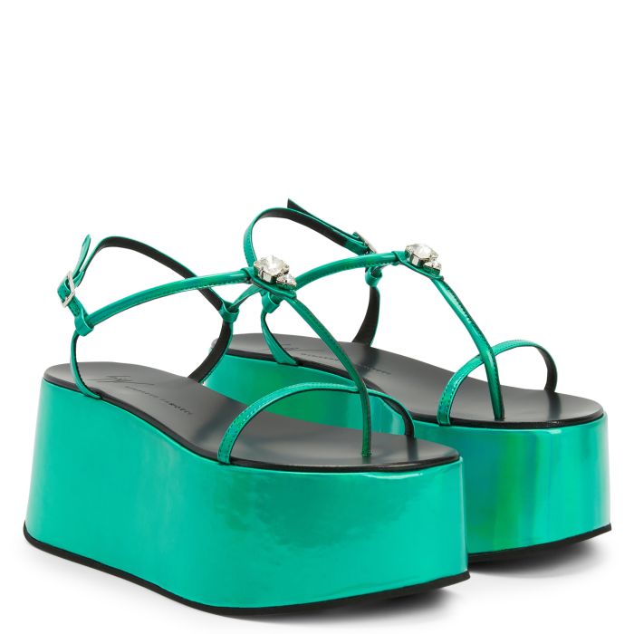  BARNAK-Green-Sandals