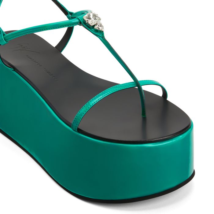  BARNAK-Green-Sandals