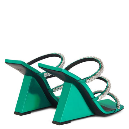  CLAREENCE-Green-Sandals