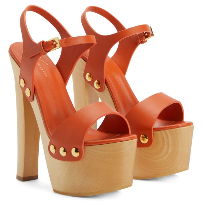  FANNY-Orange-Sandals