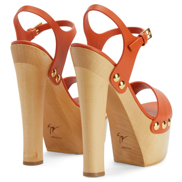  FANNY-Orange-Sandals