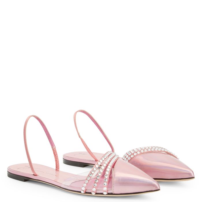  CLARALIE-Pink-Flats