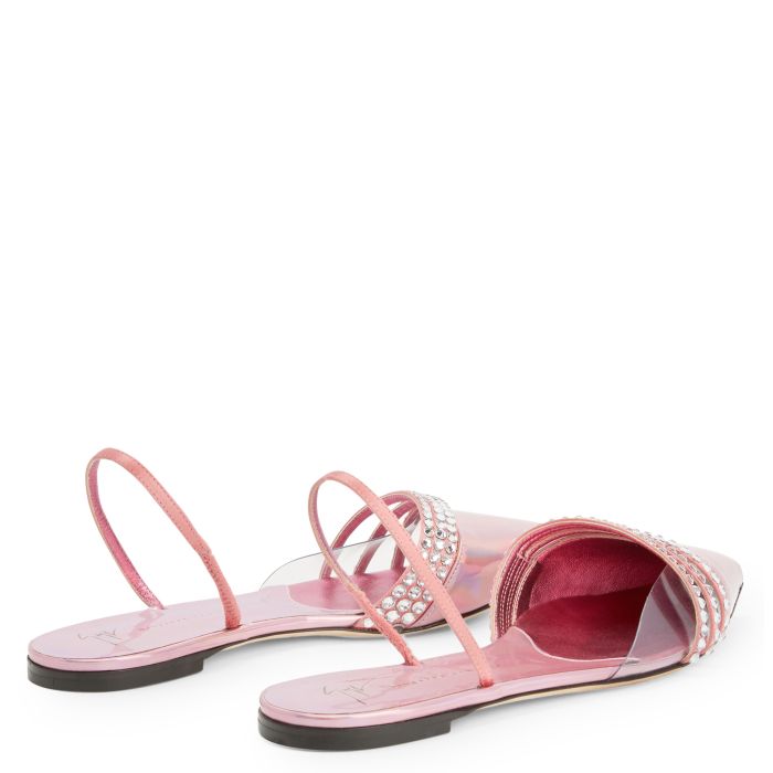  CLARALIE-Pink-Flats