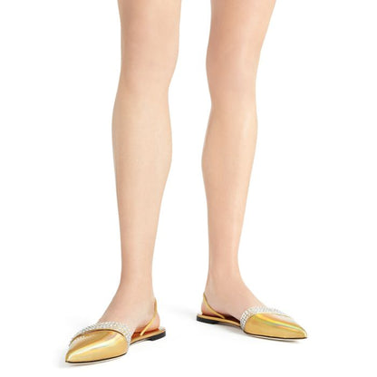  CLARALIE-Gold-Flats