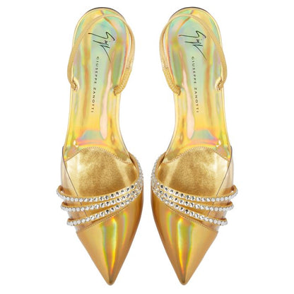  CLARALIE-Gold-Flats