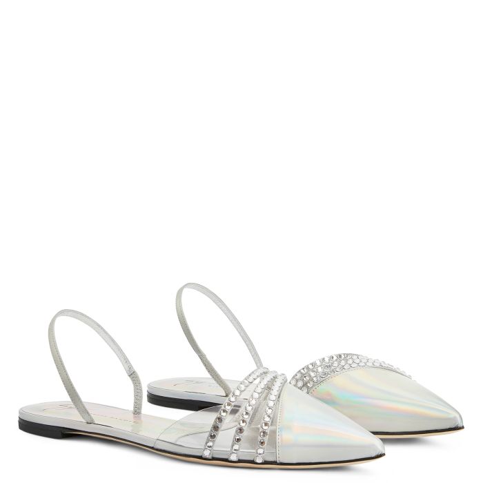  CLARALIE-Silver-Flats