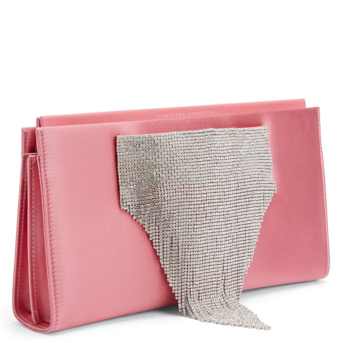  JOSIANE CRYSTAL-Pink-Clutches