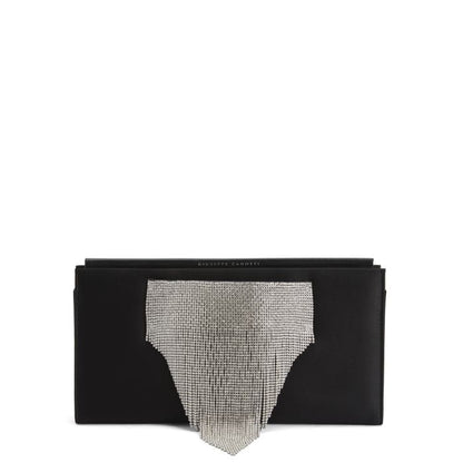 JOSIANE CRYSTAL-Black-Clutches
