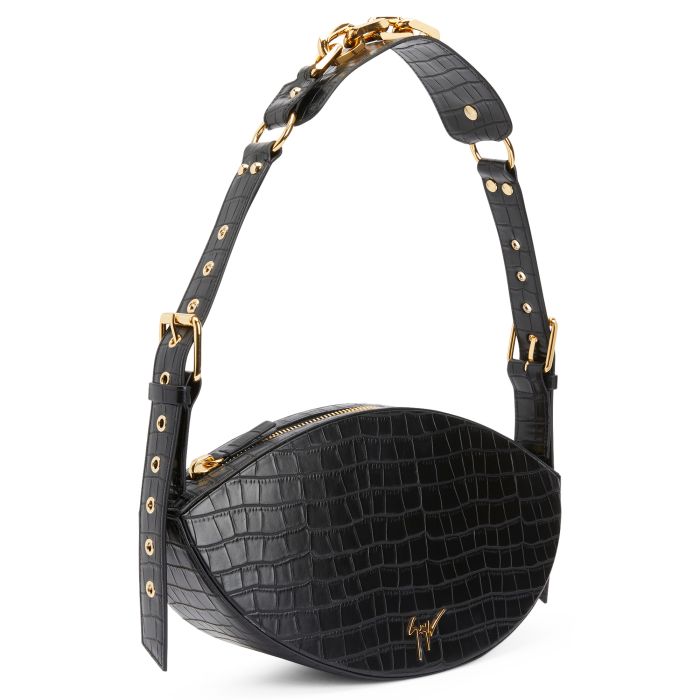  MIREILLE-Black-Shoulder Bags