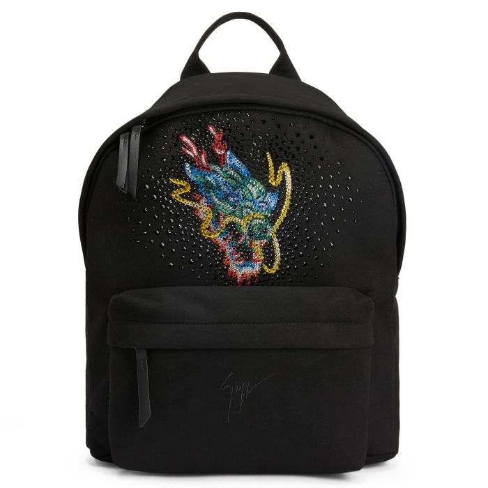  DRAGON CRYSTAL-Black-Backpacks