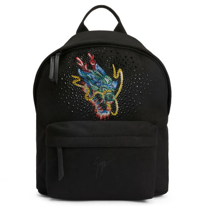  DRAGON CRYSTAL-Black-Backpacks