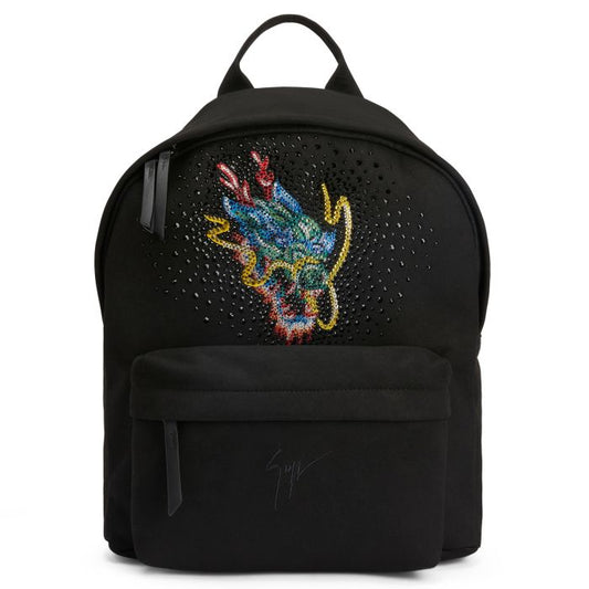  DRAGON CRYSTAL-Black-Backpacks