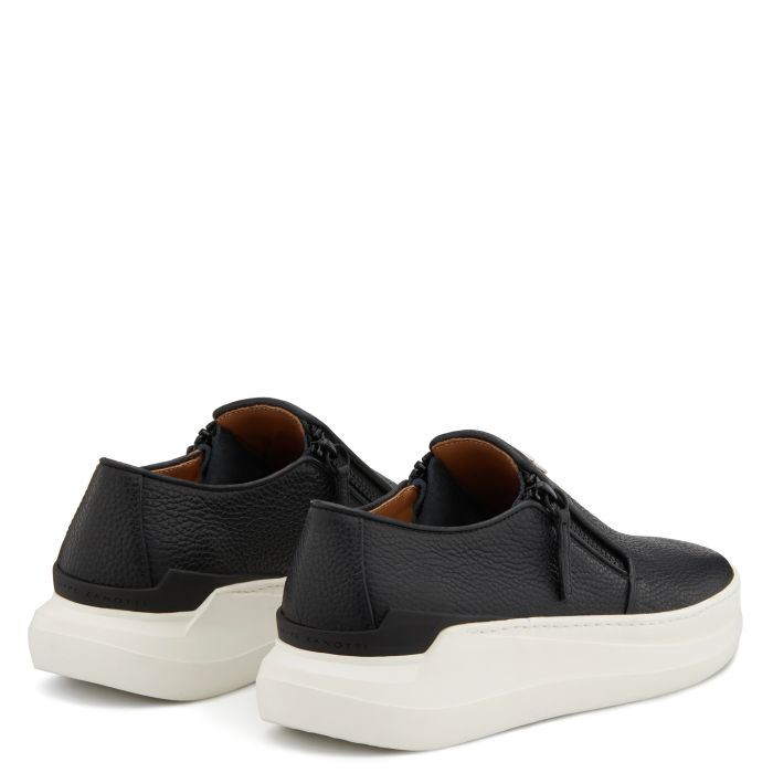 CONLEY ZIP-Black-Loafers