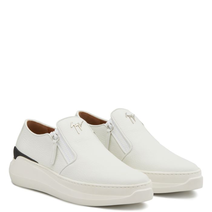  CONLEY ZIP-White-Loafers