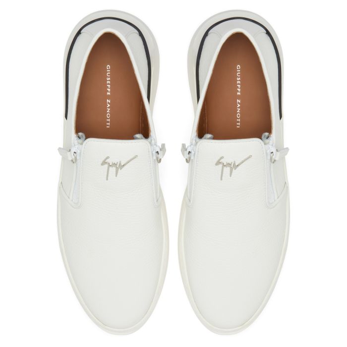  CONLEY ZIP-White-Loafers