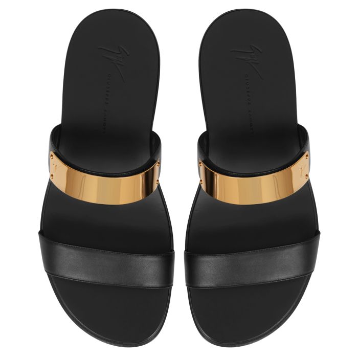  IGNAZIO-Black-Flats