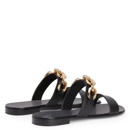  AUBERT CHAIN-Black-Flats