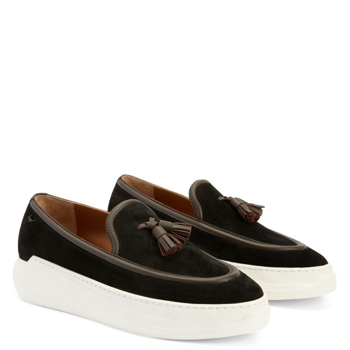  CONLEY TASSEL-Black-Slip Ons