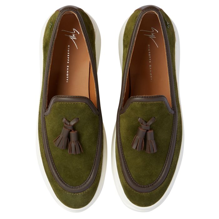  CONLEY TASSEL-Green-Slip Ons