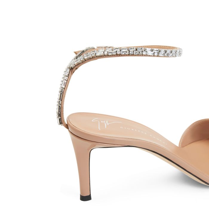  LEEAH CRYSTAL-Pink-Sandals