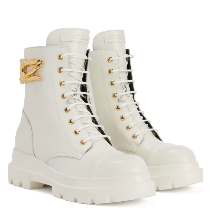  TANKIE BOOT-White-Boots