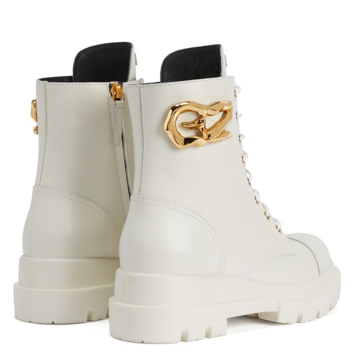  TANKIE BOOT-White-Boots