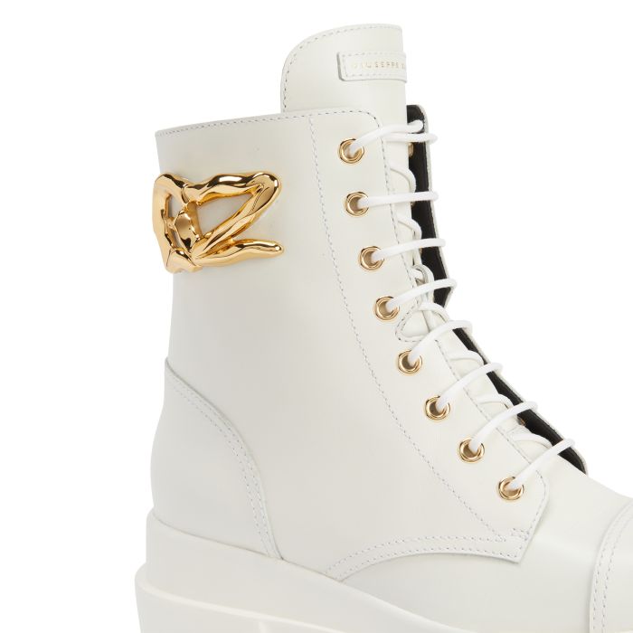  TANKIE BOOT-White-Boots