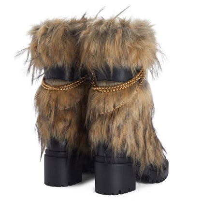  AMAIA CHAIN 50-Beige-Boots