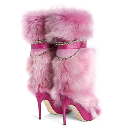  AMAIA CHAIN-Pink-Boots