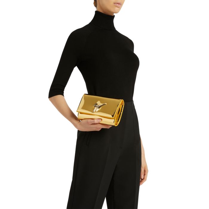  CLEOPATRA-Gold-Shoulder Bags