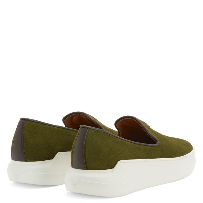  CONLEY ZIP-Green-Slip Ons